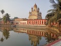 A view of Dakshineswar Temple Royalty Free Stock Photo