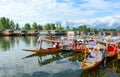 View of the Dal the lake in Srinagar, India Royalty Free Stock Photo