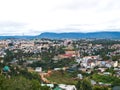 View of DaLat popular tourist in Vietnam Royalty Free Stock Photo