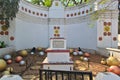 View of Daman Freedom Memorial or Freedom Mark, a historical monument located in Moti Daman, Daman and Diu, India. It is famous