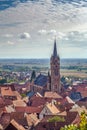 View of Dambach la Ville, Alsace, France Royalty Free Stock Photo