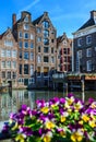 View from Damrak street in Amsterdam