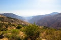 View of the Dana Biosphere reserve, Jordan