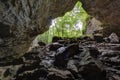 Dancehall Cave Maquoketa Caves State Park, Maquoketa Iowa Royalty Free Stock Photo