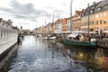 the view of a danish canal Royalty Free Stock Photo