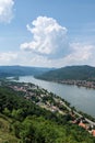 View of Danube Bend from Visegrad Citadel