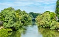 View of the Danube river at Regensburg - Germany Royalty Free Stock Photo