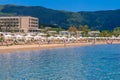 View of Dassia resort at Corfu Island, Greece