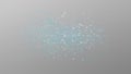 Data binary cloud on a background 3d rendering