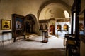 View of David Gareja Lavra orthodox monastery interior