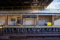 View of the Davisville subway station in Toronto. Royalty Free Stock Photo