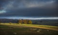 View at Dawn looking towards the Hills surrounding Millers Dale