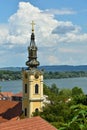 View during the day from the Gardos Tower in Zemun, Belgrade