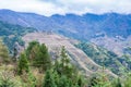 view of Dazhai country from viewpoint Seven Stars Royalty Free Stock Photo