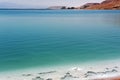 View of Dead Sea coastline.