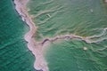 View on Dead Sea in Israel. Aerial photography and tourism in Israel Royalty Free Stock Photo