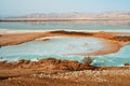 View of Dead Sea Israel coastline