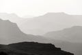 View of the Dead Sea and the mountains of Jordan Royalty Free Stock Photo