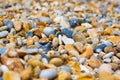 Colorful pebbles at Deal beach England