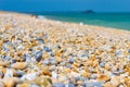 Colorful pebbles at Deal beach England