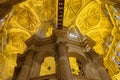 View of interior of historic Malaga cathedral in Andalusia, Spain.