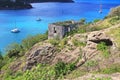 View of Deep Bay From Old Fort Barrington in St. JohnÃ¢â¬â¢s Antigua