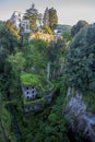 View of the deep valley of the mills in Sorrento