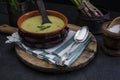 Velvet sauce of Asparagus