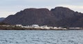 A View of Delphinario Sonora From the Sea, Near San Carlos, Guaymas, Mexico. Royalty Free Stock Photo