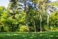View of the dendrological garden in Askania-Nova reserve, Ukraine