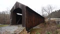 View of Denmar Covered Bridge in West Virginia, United States