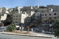 A view of the densely constructed homes at a hill in Amman, Jordan,