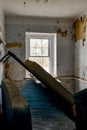 Derelict Beds in Bedroom - Abandoned Sleighton Farm School - Pennsylvania