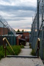 Derelict Cell Block & Razor Wire Fences - Abandoned Cresson Penitentiary - Pennsylvania