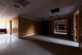 Derelict Empty Hallways - Abandoned Laurelton State Hospital - Pennsylvania Royalty Free Stock Photo