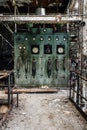 Derelict Control Panel - Abandoned Old Crow Distillery - Kentucky