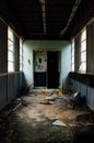 Derelict Hallway - Abandoned Hospital
