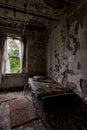 Derelict Patient Room - Abandoned Hospital - Brownsville, Pennsylvania Royalty Free Stock Photo