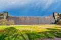 View of Derwent Dam and Reservoir, Peak District, Derbyshire, UK