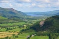 Derwent Water from Catbells, near Keswick, Lake District, Cumbria, UK Royalty Free Stock Photo