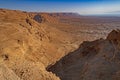 View of the Desert from a High Cliff Royalty Free Stock Photo