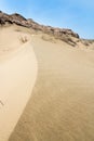 View of the desert in Karakalpakstan Royalty Free Stock Photo