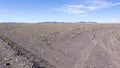 View of desert land going from Calama to San Pedro de Atacama Royalty Free Stock Photo