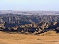 View of Desert Landscape Moon landscape Namibia Royalty Free Stock Photo