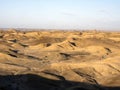 View of Desert Landscape Moon landscape Namibia Royalty Free Stock Photo