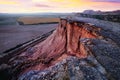 View of desert landscape. Navarra, Spain