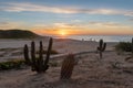 Desert sunrise in Cabo San Lucas Mexico