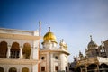 View of details of architecture inside Golden Temple - Harmandir Sahib in Amritsar, Punjab, India, Famous indian sikh landmark, Royalty Free Stock Photo