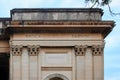 View of the details of the building of the University of Havana. Cuba Royalty Free Stock Photo