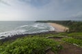 View of Devgad Beach during sunset,Sindhudurga,Maharashtra,India Royalty Free Stock Photo